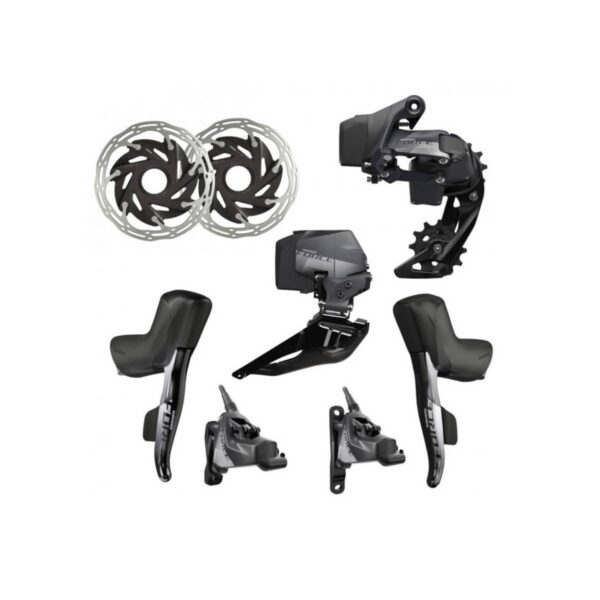 SRAM Force eTap AXS HRD FM 2x12-fach Flat Mount Centerlock Radfahren