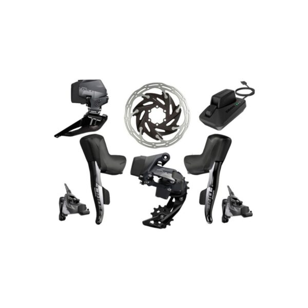 SRAM Force eTap AXS HRD FM 2x12 Geschwindigkeits-Zahnradgruppensatz Kompletter Pack