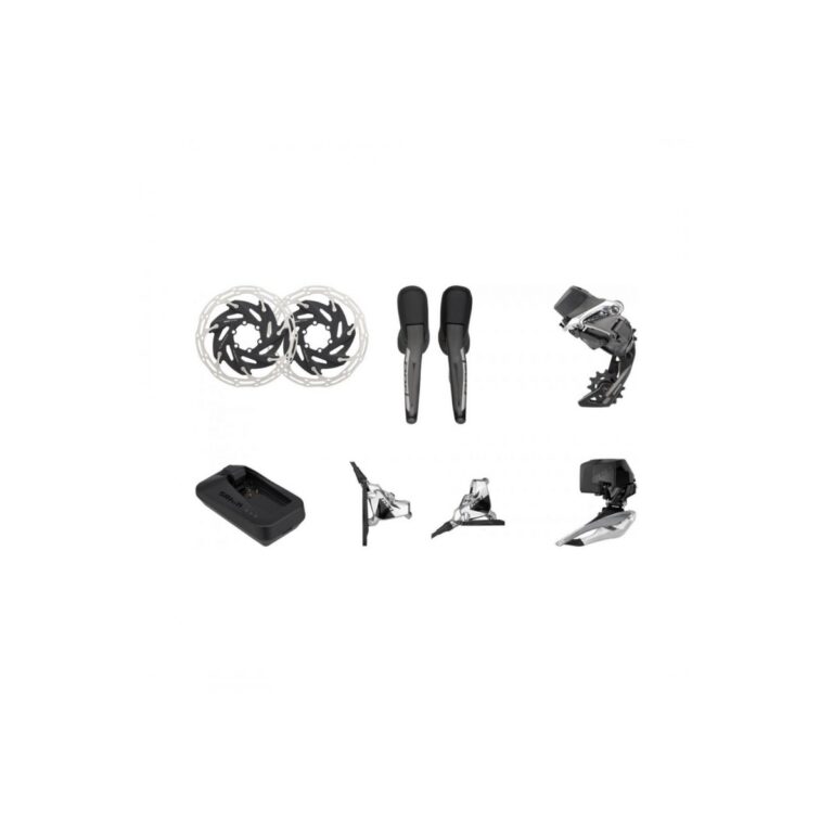 SRAM Red eTap AXS HRD FM für 2x12-fach Center Lock Schaltgruppenset Kompletter Pack