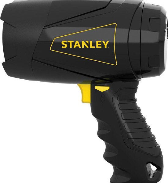 Stanley SL3WAKSE LED-Taschenlampe - 300 Lumen - Inkl. 4 AAA-Batterien - 13 Stunden Betriebsdauer - Rutschfester Gummigriff - Schwarz Hobby & Sport