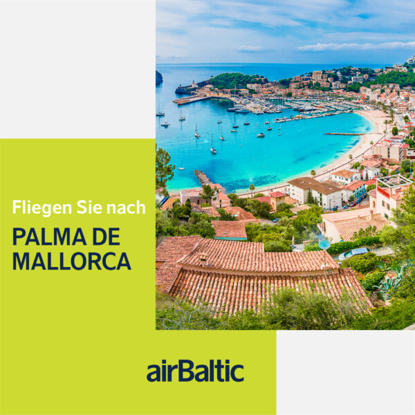 Vilnius - Palma de Mallorca travel