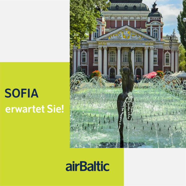 Vilnius - Sofia travel