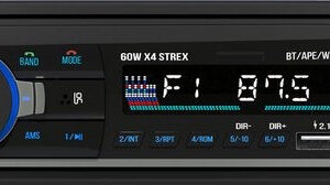 Strex - Autoradio - mit Bluetooth - USB/ SD-Karte und AUX-Anschluss - Freisprecheinrichtung - Schwarz Auto & Fahrrad