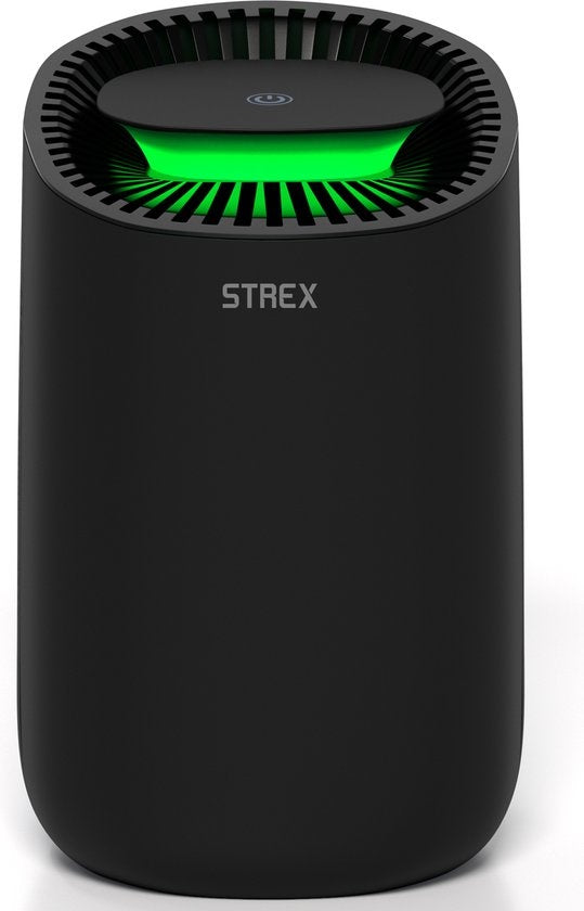 Strex - Luftentfeuchter - Extrem leise - 600ml/Tag - Geeignet für Haus - Schwarz