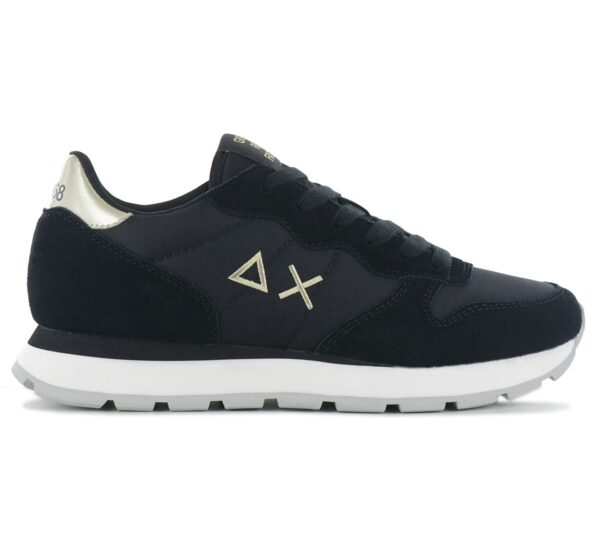 SUN68 Ally Gold Silver - Damen Sneakers Schuhe Schwarz Z44202-4311