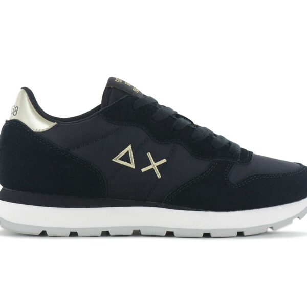 SUN68 Ally Gold Silver - Damen Sneakers Schuhe Schwarz Z44202-4311