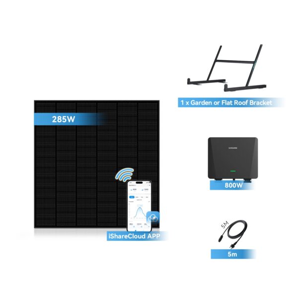 Sunshare Ray Garten/Flachdach ¨C Plug & Play Solar ohne Grenzen