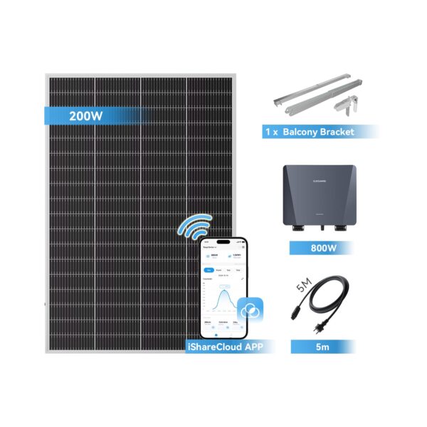 Sunshare Ray Lite Schild ¨C Smarte Solarenergie f¨¹r moderne Balkone