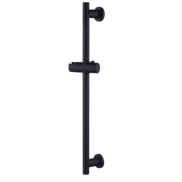 SUS304 Industrielle Duschstange mit schwarzem Duschkopf - Edelstahl - 150 cm Duschschlauch - Schwarz Wohnen & Kochen