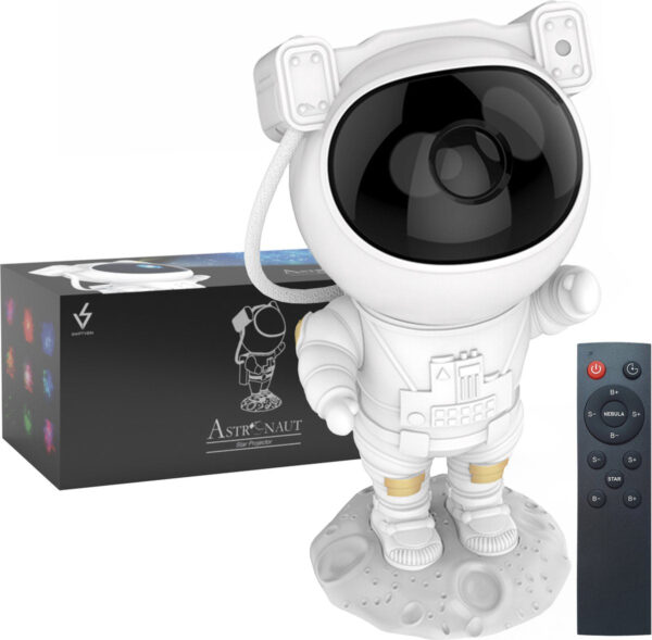 Swiftvein Astronaut Star Projector - Galaxy-Projektor mit Fernbedienung - 8 Farbkombinationen Wohnen & Kochen