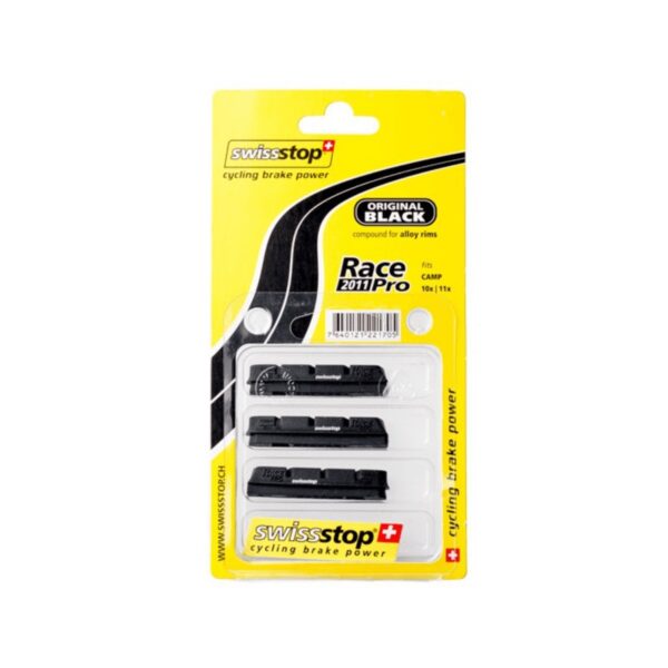 SwissStop Race Pro Schuhe - Original Schwarz für die Straße