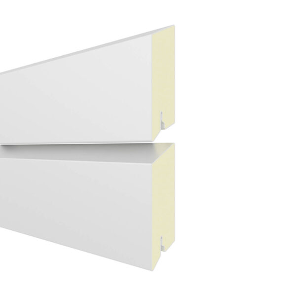 SYSTEM RHOMBUS Weiß Einzelprofil 2er Set