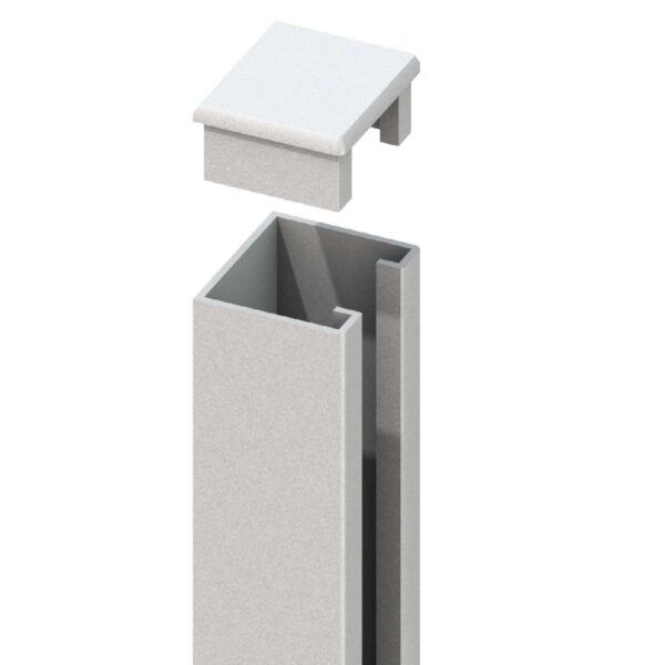 SYSTEM U-Montageprofil Silber 105cm