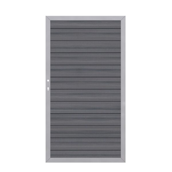 SYSTEM WPC Platinum Tor Grau Silber Links