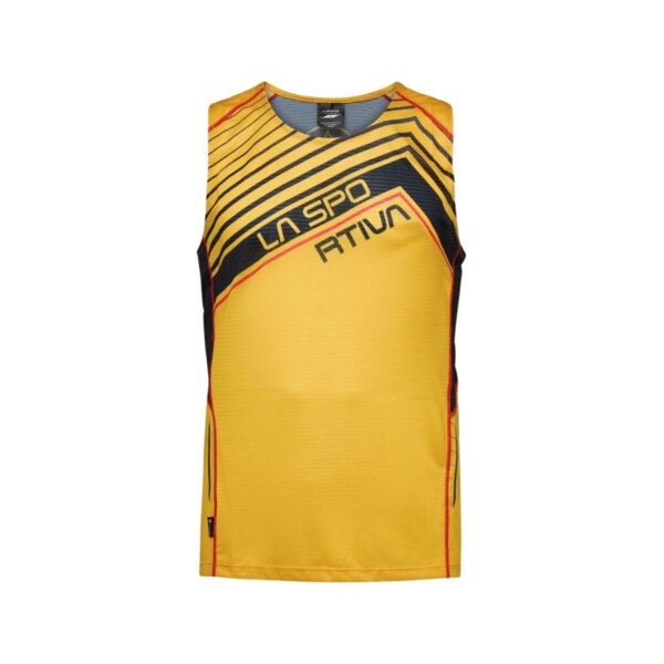 T-Shirt La Sportiva Tank M Ärmelloses Gelb Schwarz