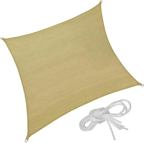 tectake - Quadratisches Markisentuch - 400x400cm - 402606 Haus & Garten