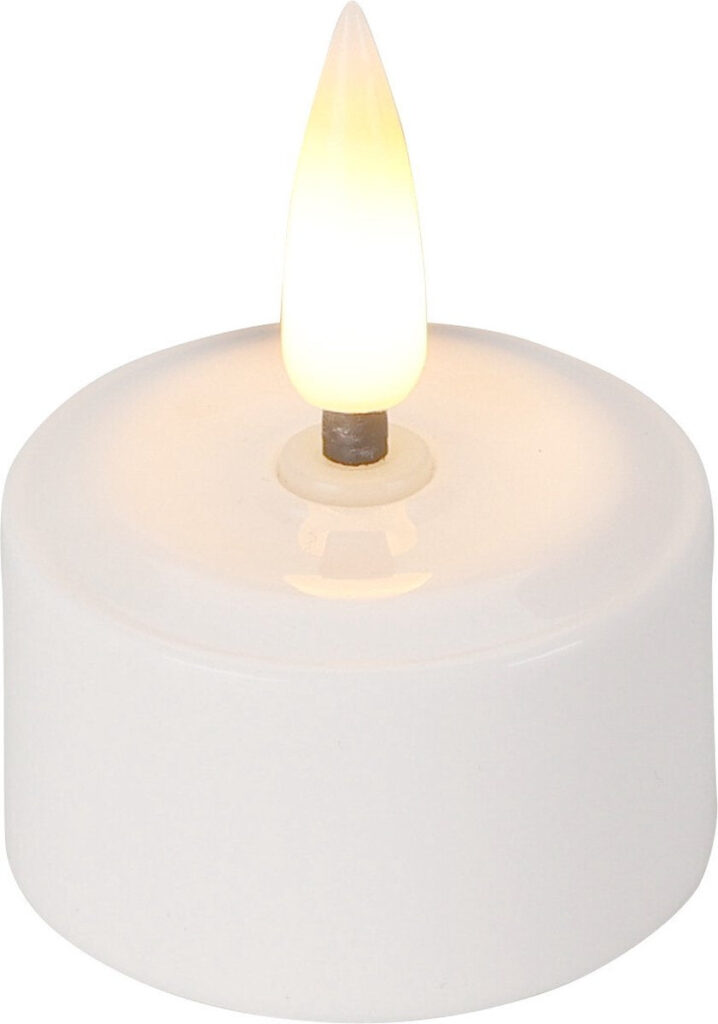 Teelichter LED Box 4 Stück Wiederaufladbar - Ã˜4cm *Erweiterungsset OHNE Ladegerät* Wohnen & Kochen