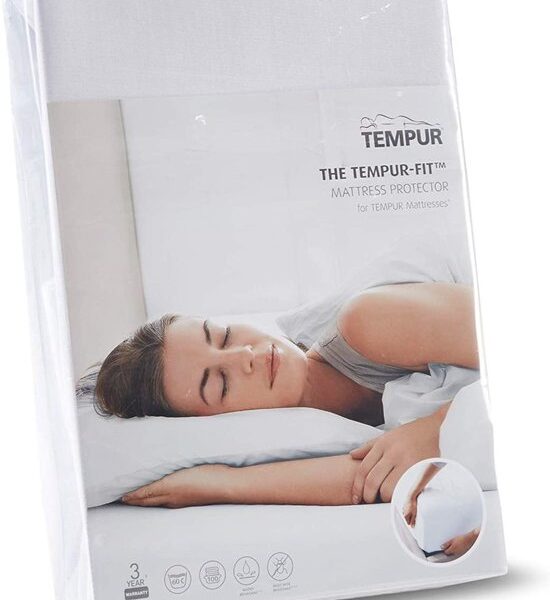 TEMPUR-FIT™ - Matratzenschoner - Weiß - 140 x 210-220 x 25 cm - Wasserdicht - Wärmeregulierend - Anti-Staubmilben - Anti-Allergie Wohnen & Kochen