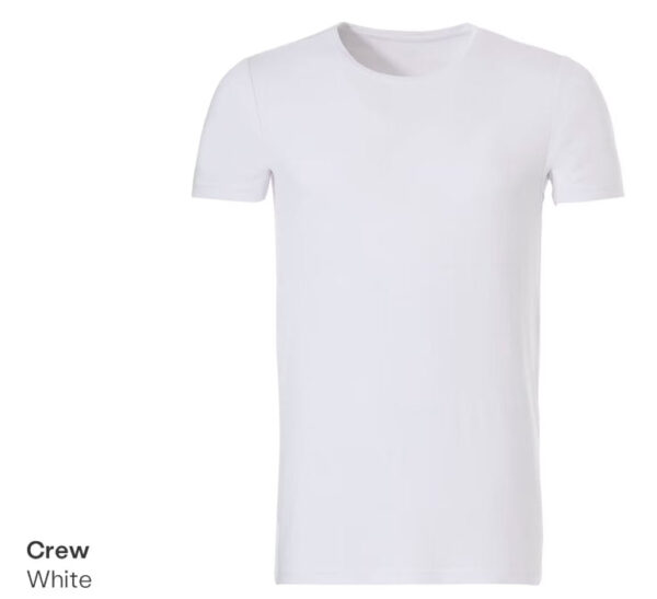 Ten Cate Herren-T-Shirt - Größe L - Bambus - Weiß - Rundhalsausschnitt - Bequem & atmungsaktiv Kleidung