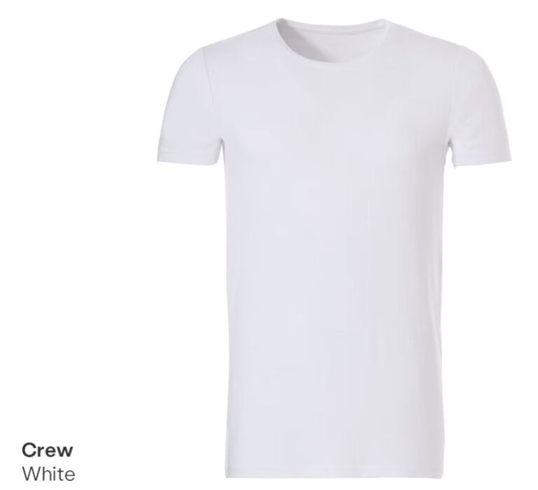 Ten Cate Herren-T-Shirt - Größe L - Bambus - Weiß - Rundhalsausschnitt - Bequem & atmungsaktiv Kleidung