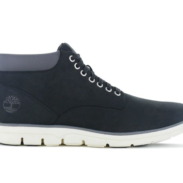 Timberland Bradstreet Mid-Top Sneaker - Herren Schuhe Leder Schwarz TB0A146Q-001 Stiefel