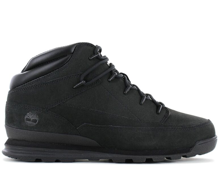 Timberland Euro Rock Mid Boot - Herren Schuhe Stiefel Leder Schwarz TB1A2AD1-015