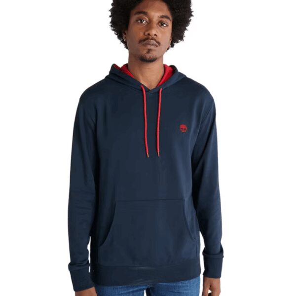 Timberland Hoodie Oyster Loopback - Männer - Navy - Größe L Kleidung