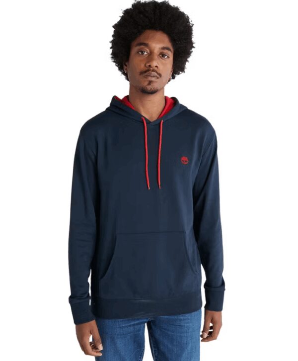 Timberland Hoodie Oyster Loopback - Männer - Navy - Größe L Kleidung