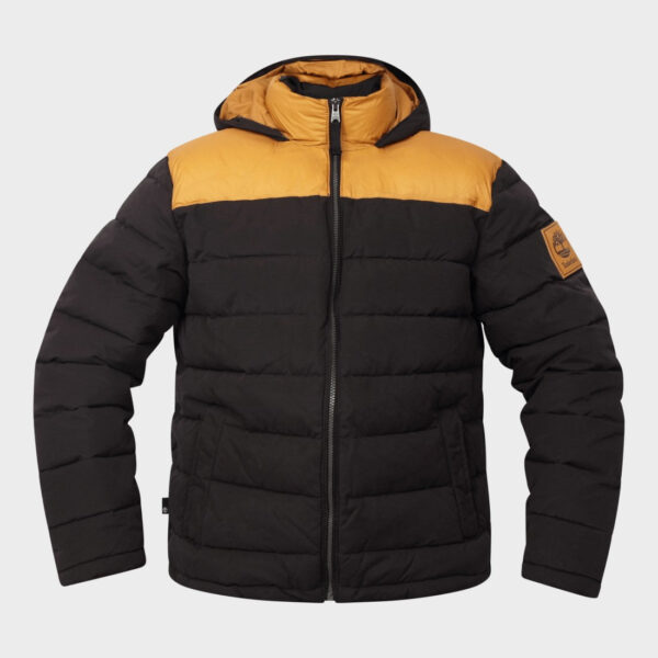 Timberland South Twin Puffer Jacket Männer - Schwarz/Gelb - Größe 3XL Kleidung