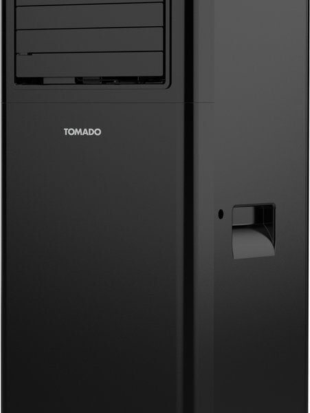 Tomado TMA9002B - Mobiles Klimagerät - 3 in 1 Funktion - Timer - Fensterdichtungsset - 9000 BTU - 80 m3 - Schwarz Wohnen & Kochen