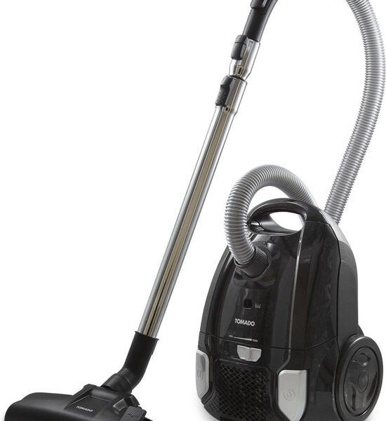 Tomado TVC3001B - Leistungsstarker Staubsauger mit Beutel - HEPA-13-Filter - Kabellänge 7 Meter - Schwarz Wohnen & Kochen