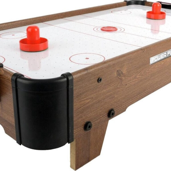 Toyrific Air Hockey Tisch 27 Zoll Braun 5-teilig Vertaald