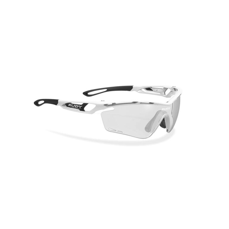 Tralyx Rudy Project weiß glänzende Impactx 2 Brille Fahrradbrillen
