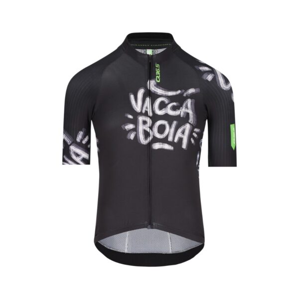 Trikot Q36.5 Gregarius Pro Vaccaboia Schwarz