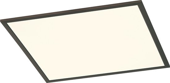Trio leuchten - LED-Deckenleuchte - Deckenleuchte - 31W - Warmweiß 3000K - Dimmbar - Quadratisch - Schwarz - Aluminium Wohnen & Kochen