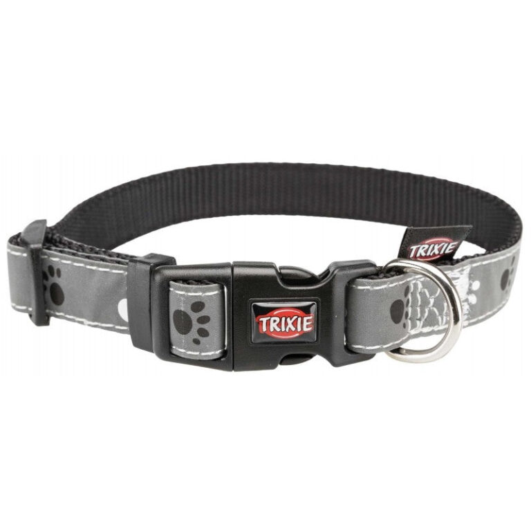 TRIXIE HALSBAND SILBER REFLEKT SCHWARZ/SILBERGRAU Vertaald