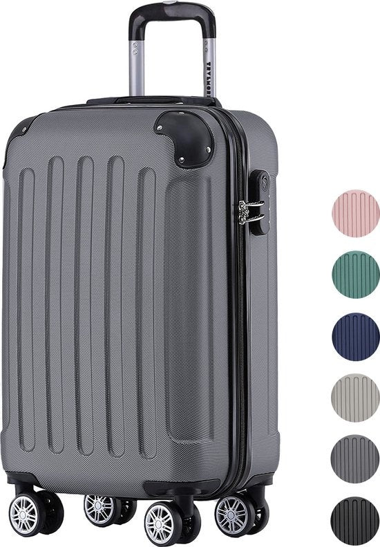 TRVLMORE - Koffer - Handgepäck - 54x36x20cm - 38L - Dunkelgrau Hobby & Sport