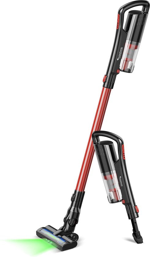 TurboTronic LZ6 Stabstaubsauger mit Laser - Rot Wohnen & Kochen