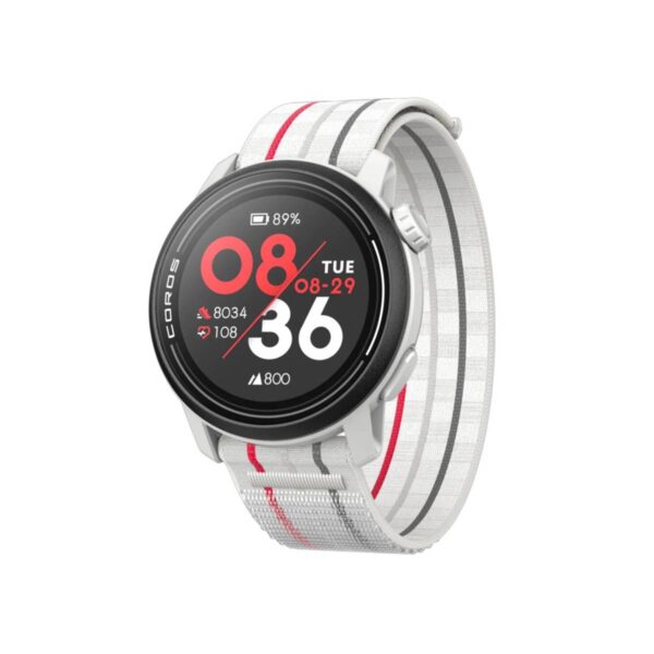 Uhr Coros Pace 3 GPS Weiß Nylon