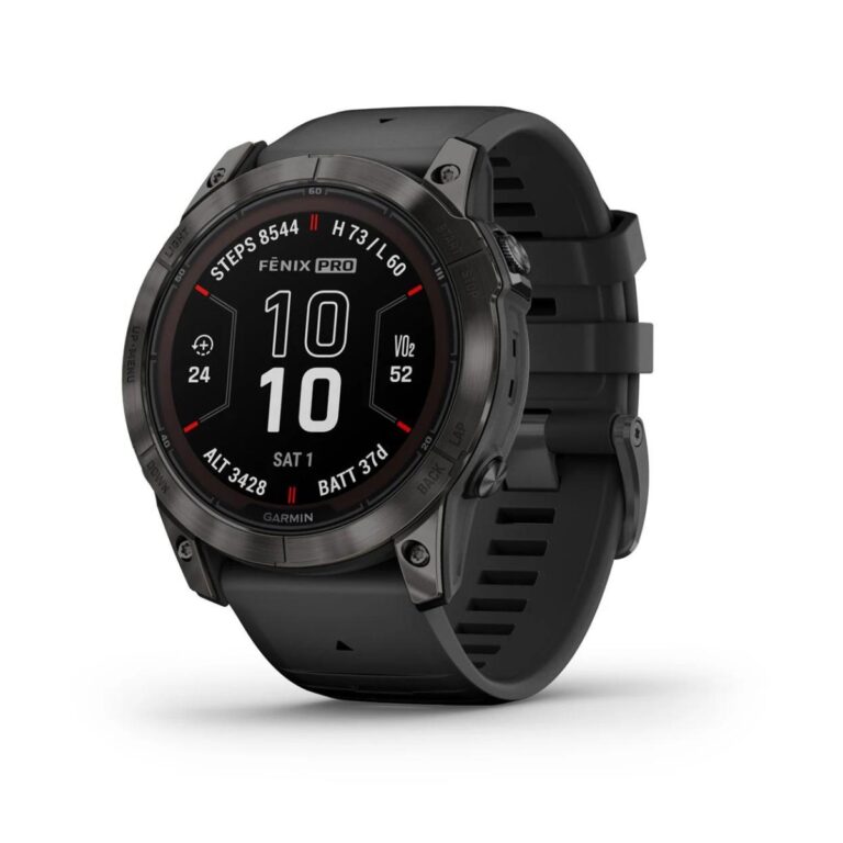 Uhr Garmin Fenix 7X Pro Sapphire Solar Schwarze Laufen