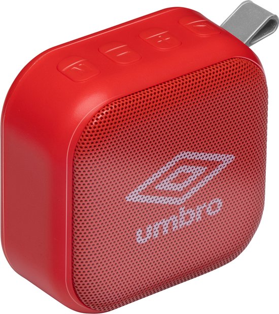Umbro Mini-Lautsprecher - Kabellos - Mit Schleife - 400mAh - Schwarz/Rot Elektronik