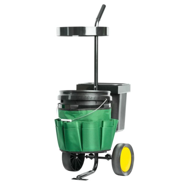 UPP Wagen für Gartengeräte - 12 Fächer - grün/schwarz Haus & Garten