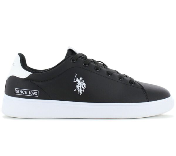 U.S. POLO ASSN. BYRON - Herren Sneakers Schuhe Schwarz 001-BLK-WHI03