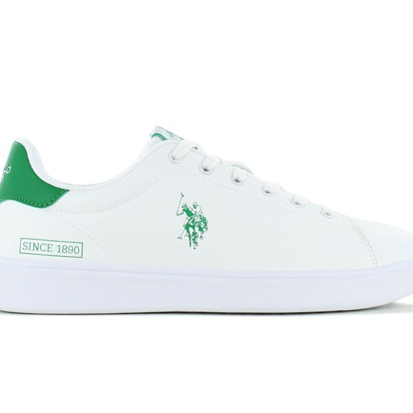 U.S. POLO ASSN. BYRON - Herren Sneakers Schuhe Weiß 001-WHI-GRE03