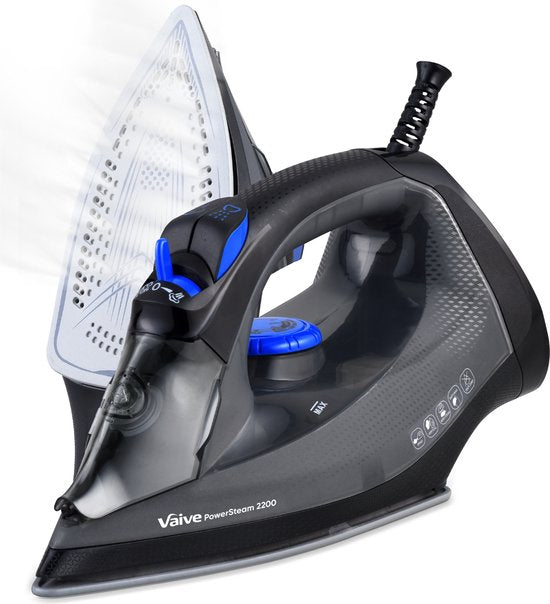 Vaive PowerSteam 2200 Bügeleisen - Dampfbügeleisen - 2200W - Keramiksohle Wohnen & Kochen