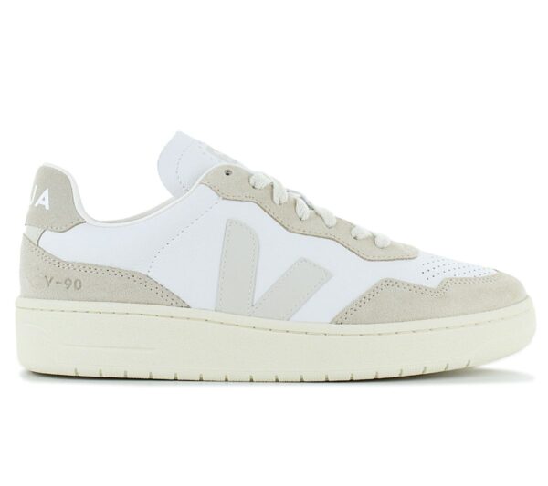 VEJA V-90 LEATHER EUROPA - Damen Sneakers Schuhe Weiß VD2003654A390