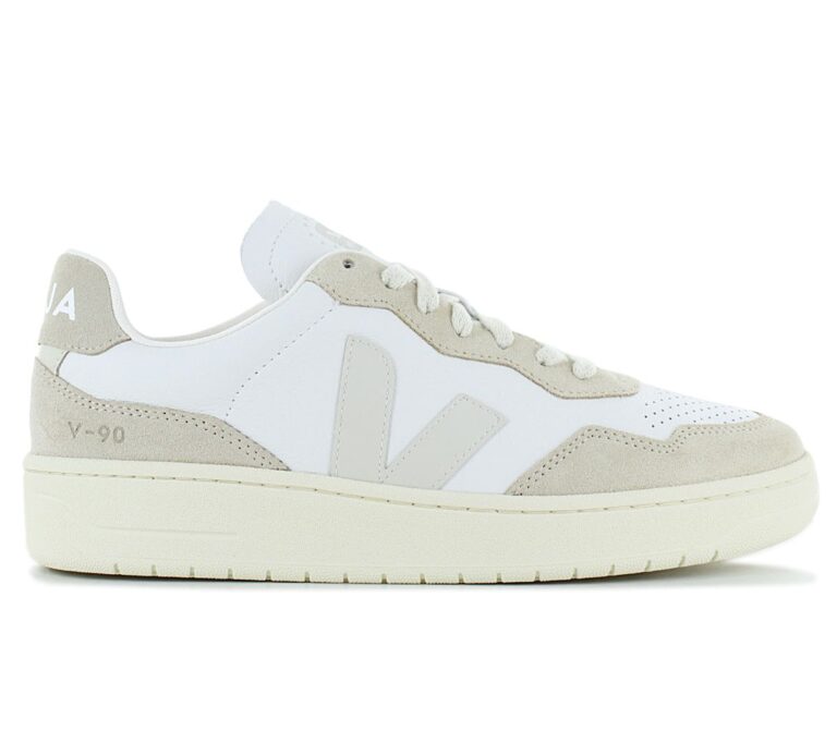 VEJA V-90 LEATHER EUROPA - Damen Sneakers Schuhe Weiß VD2003654A390