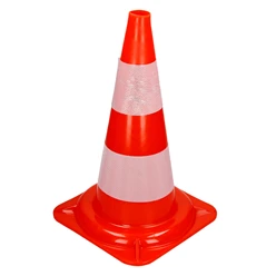 Verkehrskegel Pylone Warnkegel Verkehrshütchen 47 cm Orange/Weiß 8278