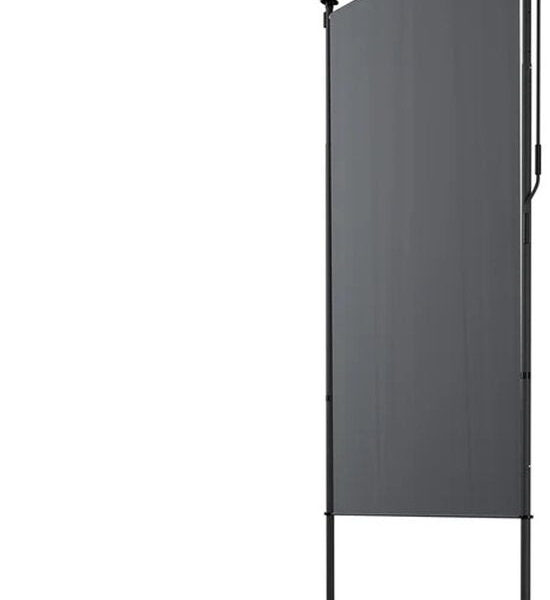 Vertikaler Sonnenschirm Barbados - 120x310 cm - Grau Haus & Garten