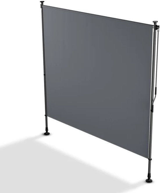 Vertikaler Sonnenschirm Barbados - 200x310 cm - Grau Haus & Garten